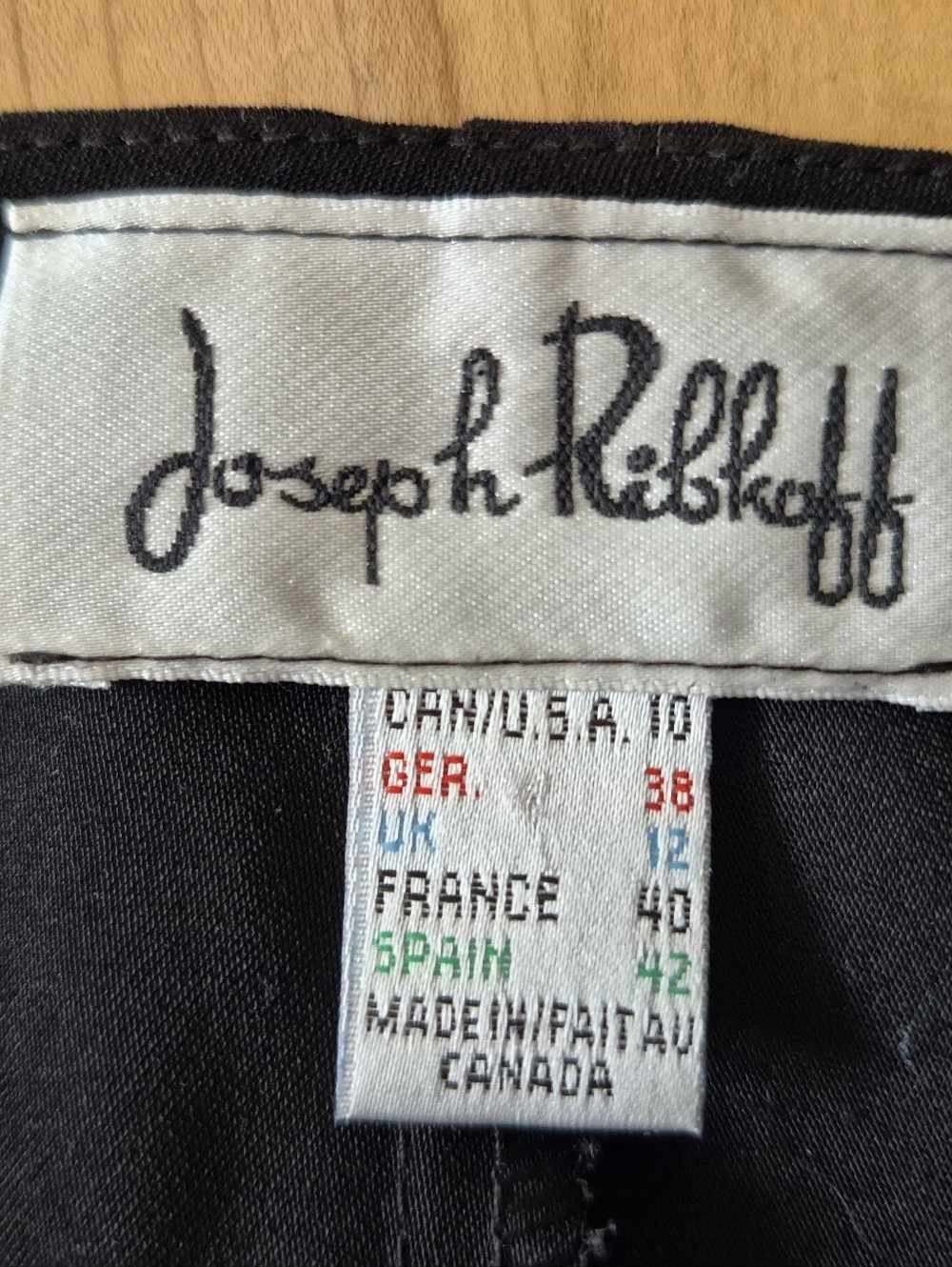 Joseph Ribkoff Women's Size 10 Black Pants - Picture 2 of 6
